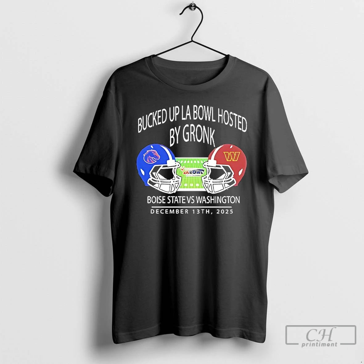 Classic Boise State Football Vs Washington Football 2025 Bucked Up La Bowl Hosted T Shirts Hoodie, Sweatshirt