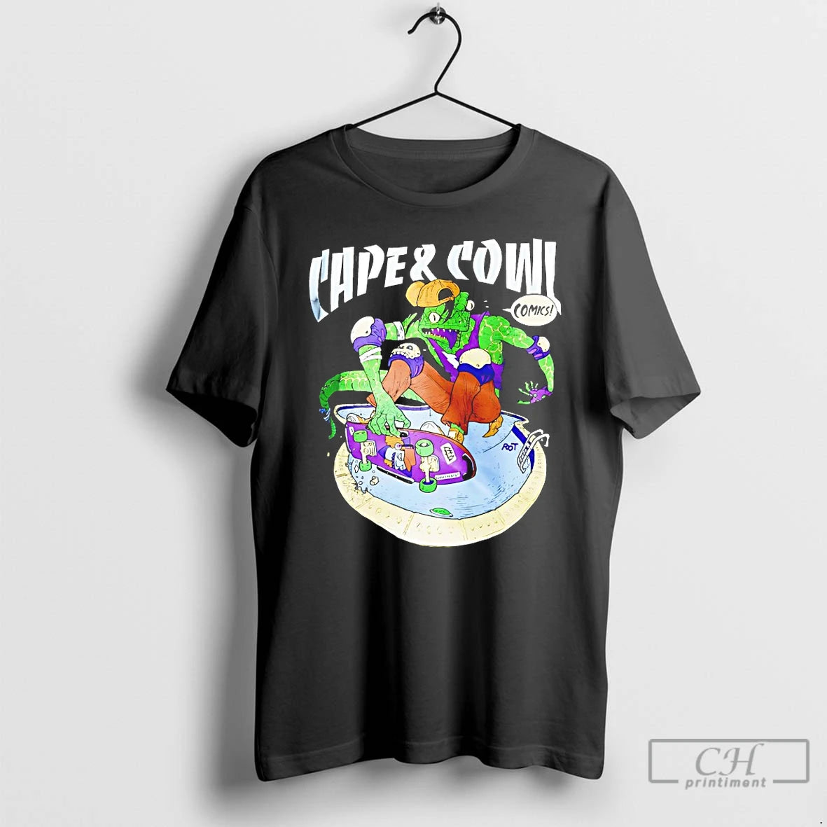 Classic Cape And Cowl Comics T-Shirts, Hoodie, Sweatshirt | PrintMintTees.com