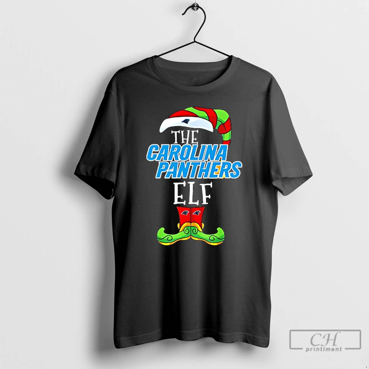 Classic Carolina Panthers Christmas Elf T-Shirts, Hoodie, Sweatshirt | PrintMintTees.com