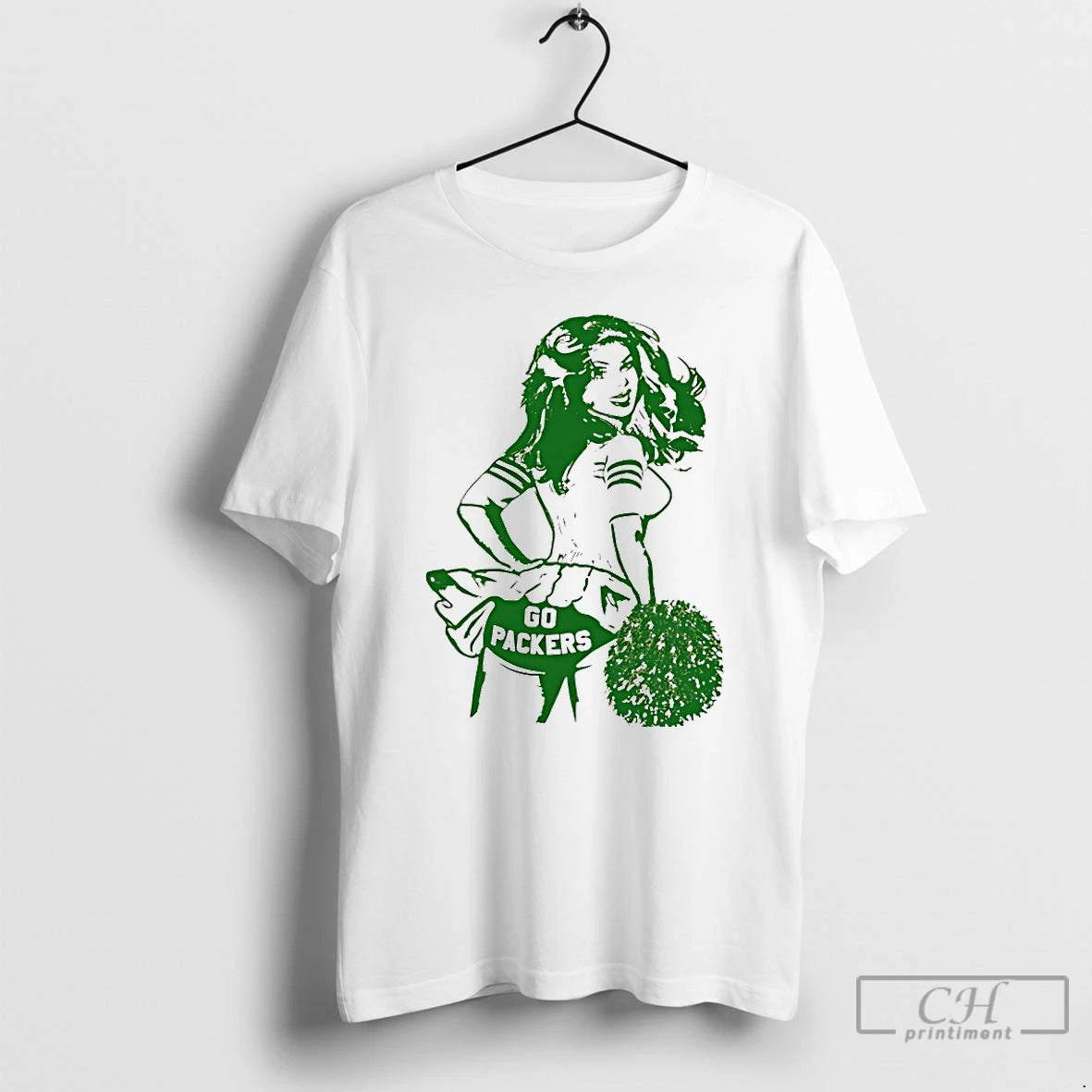 Classic Cheerleader Green Bay Packers Go Packers T-Shirts, Hoodie, Sweatshirt | PrintMintTees.com