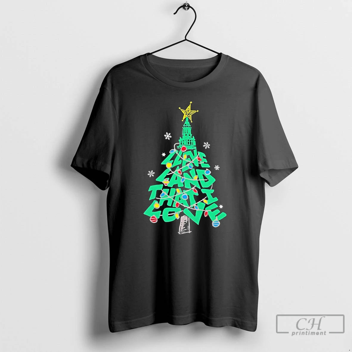 Classic Cleveland That I Love Christmas Tree T-Shirts, Hoodie, Sweatshirt | PrintMintTees.com