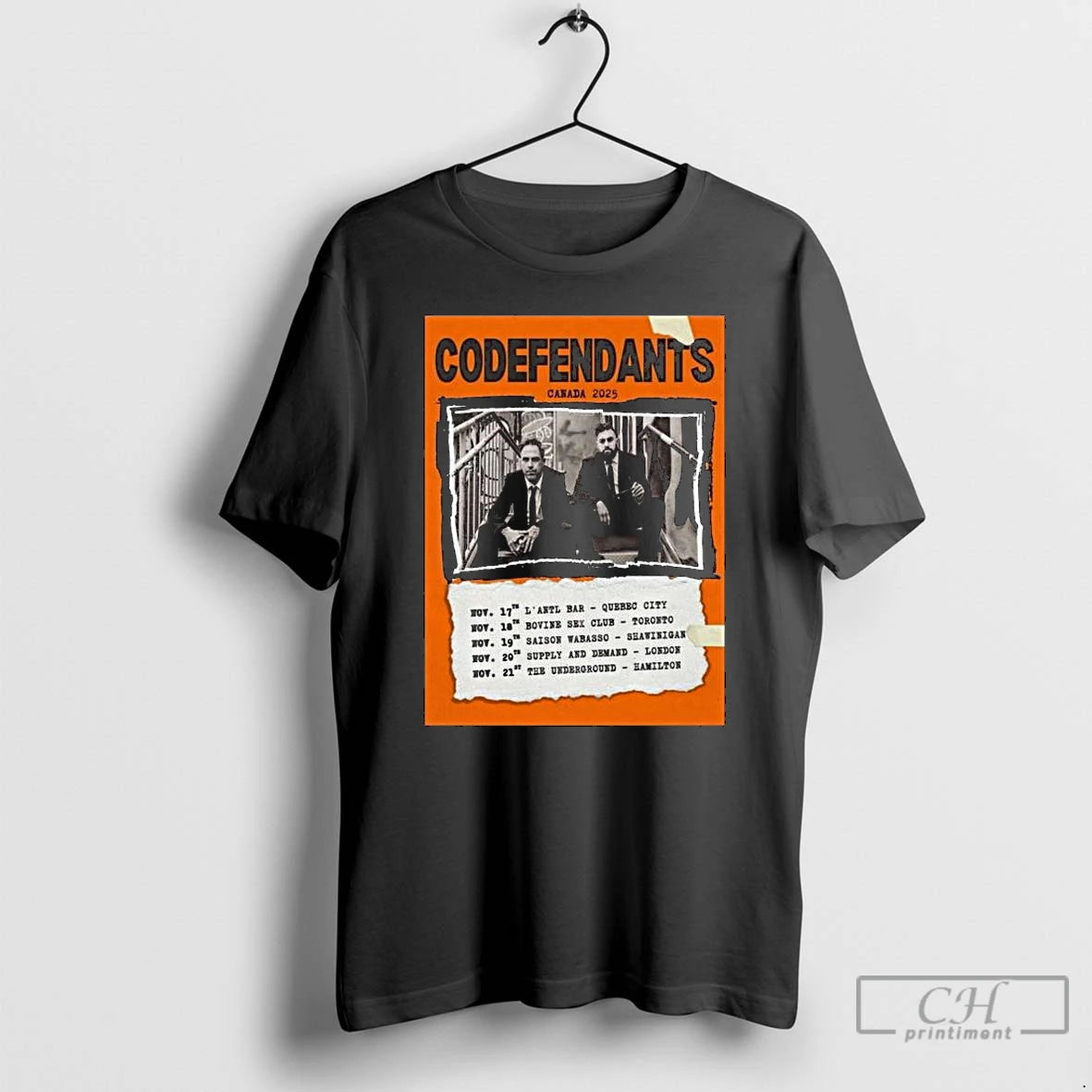 Classic Codefendants Canada Tour 2025 Long Sleve T Shirts