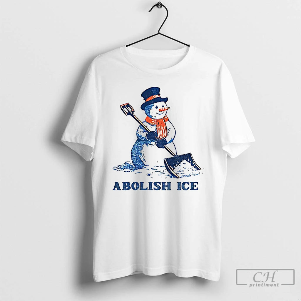 Classic Cute Snowman Abolish Ice Snow Christmas T-Shirts, Hoodie, Sweatshirt | PrintMintTees.com
