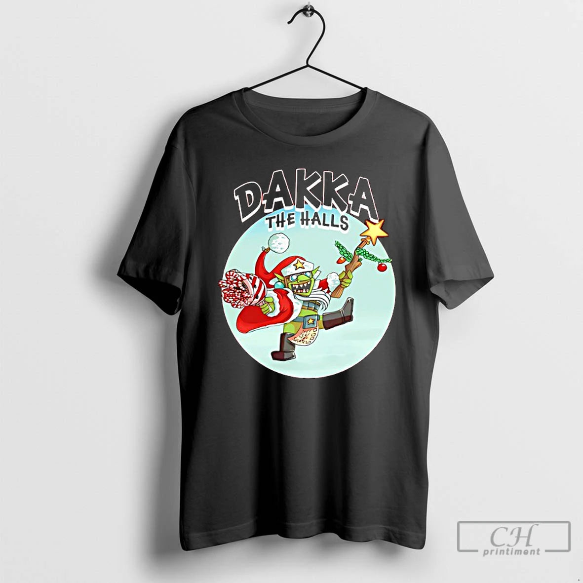 Classic Da Red Gobbo Dakka The Halls Christmas T-Shirts, Hoodie, Sweatshirt | PrintMintTees.com