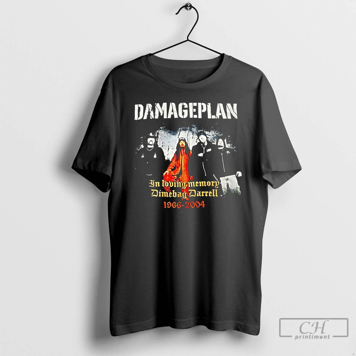 Classic Damageplan In Loving Memory Dimebag Darrell 1966 2004 T-Shirts, Hoodie, Sweatshirt | PrintMintTees.com