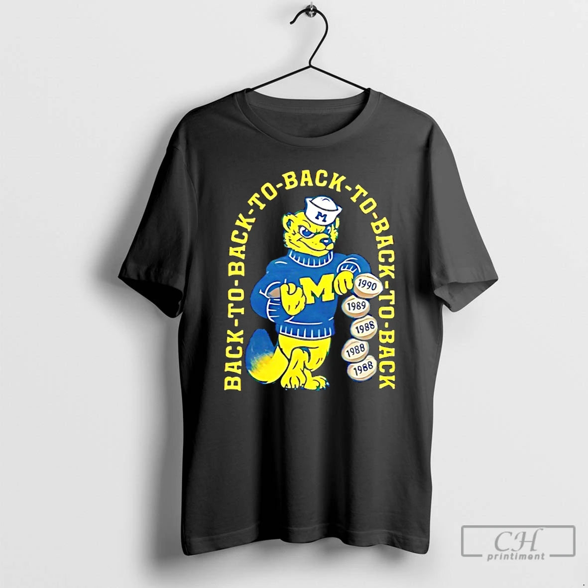 Classic Dave Portnoy Michigan Wolverines Back To Back To Back 5 Time Champions T Shirts Hoodie, Sweatshirt