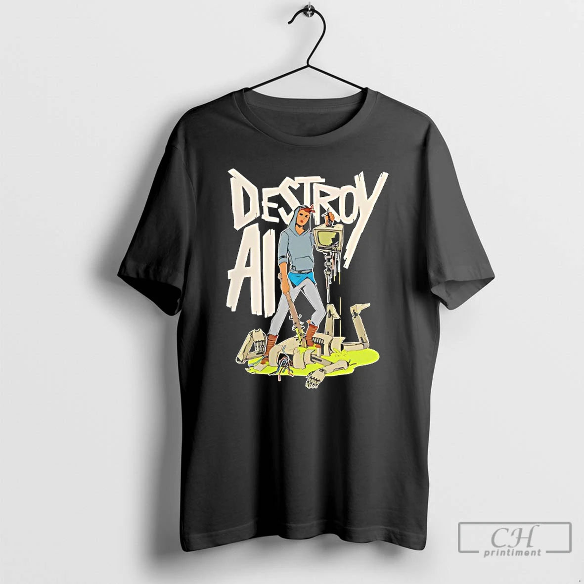 Classic Destroy Ai Natural Human T-Shirts, Hoodie, Sweatshirt | PrintMintTees.com