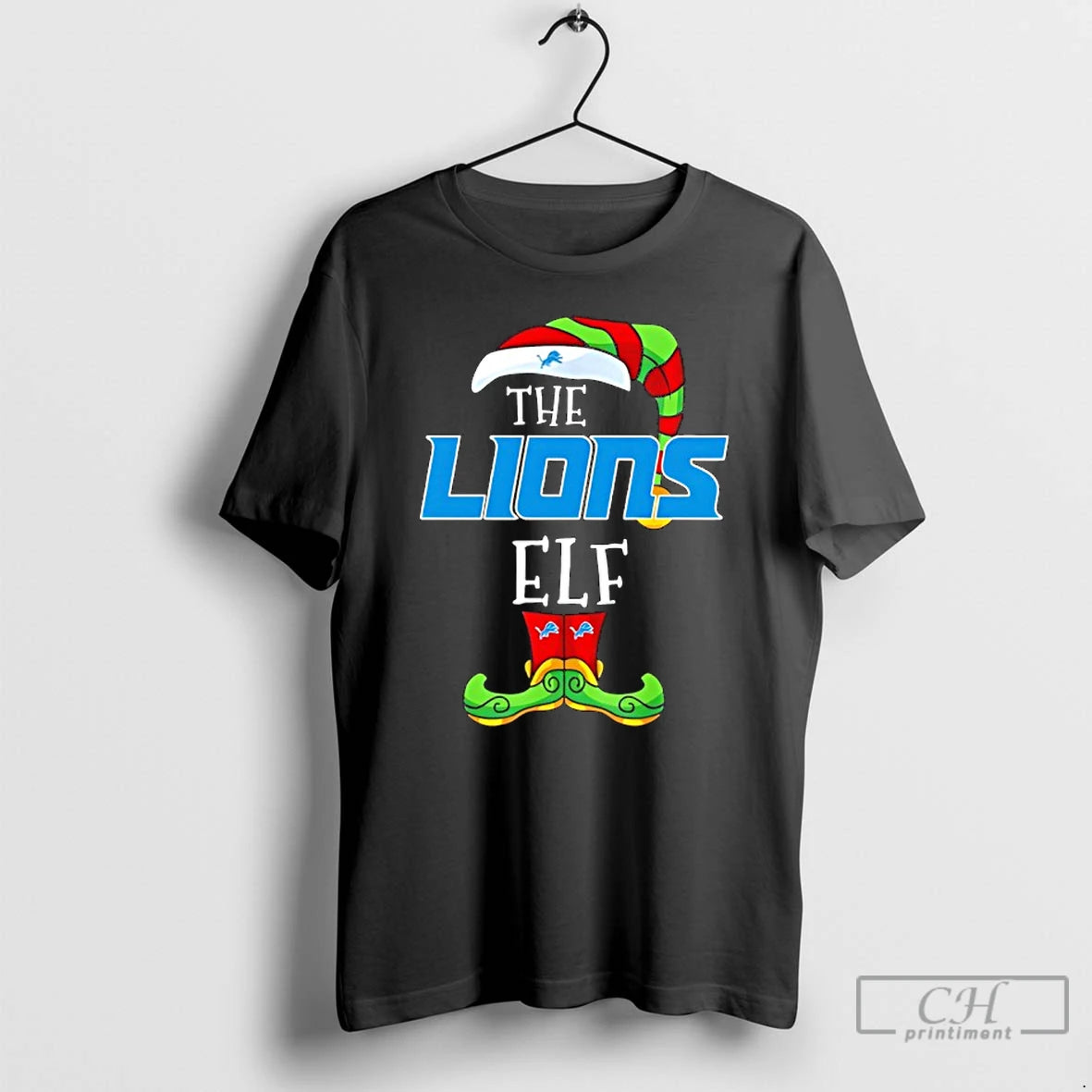 Classic Detroit Lions Christmas Elf T-Shirts, Hoodie, Sweatshirt | PrintMintTees.com