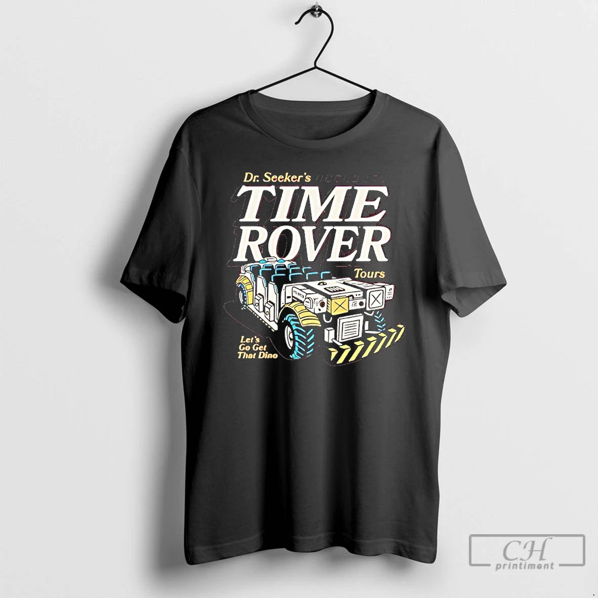 Classic Dr Seekers Time Rover Tours Dinosaur Ride T-Shirts, Hoodie, Sweatshirt | PrintMintTees.com