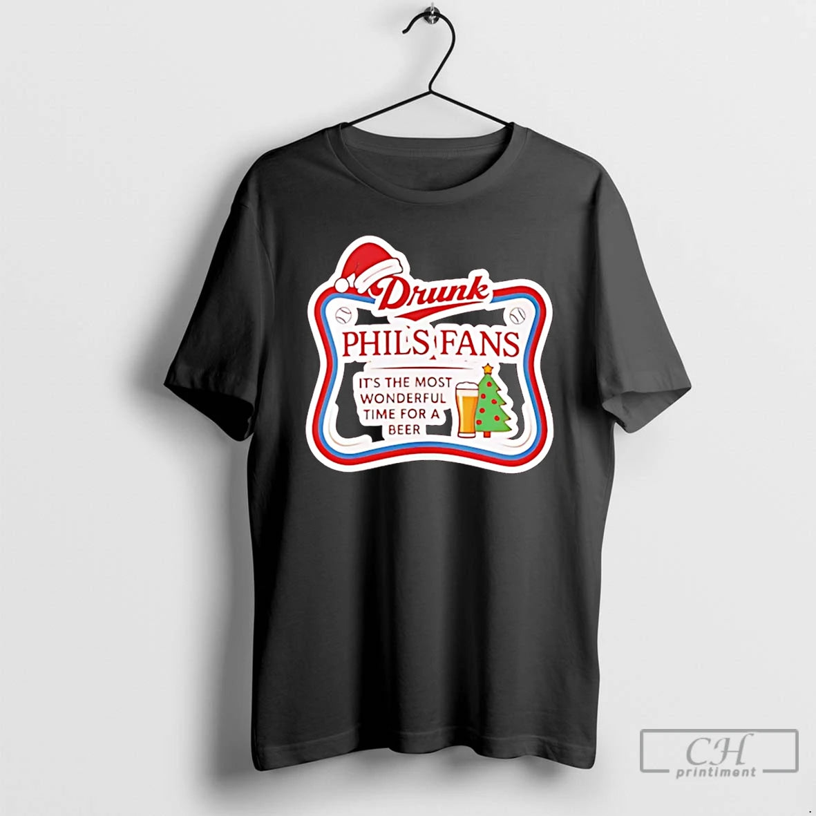 Classic Drunk Phillies Fans Holiday Christmas T-Shirts, Hoodie, Sweatshirt | PrintMintTees.com