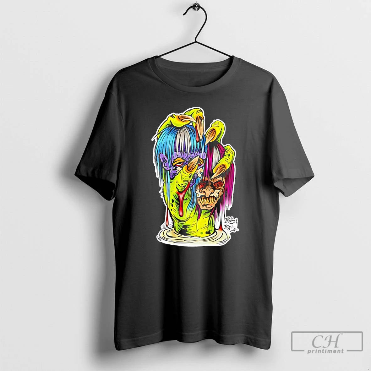 Classic Dual Toned Monster Zombie Goat Cartoon T-Shirts, Hoodie, Sweatshirt | PrintMintTees.com