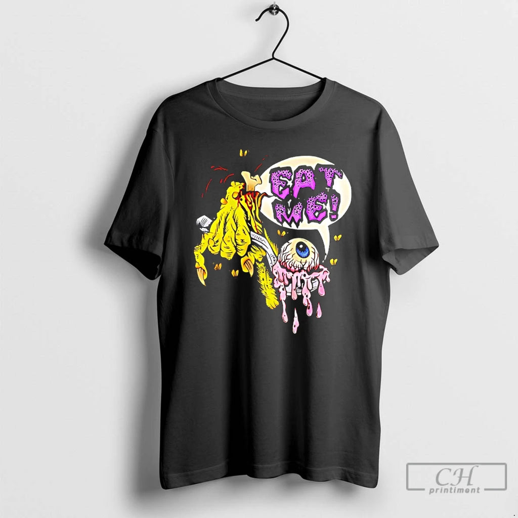 Classic Eat Me Eyes Zombie Goat Cartoon T-Shirts, Hoodie, Sweatshirt | PrintMintTees.com