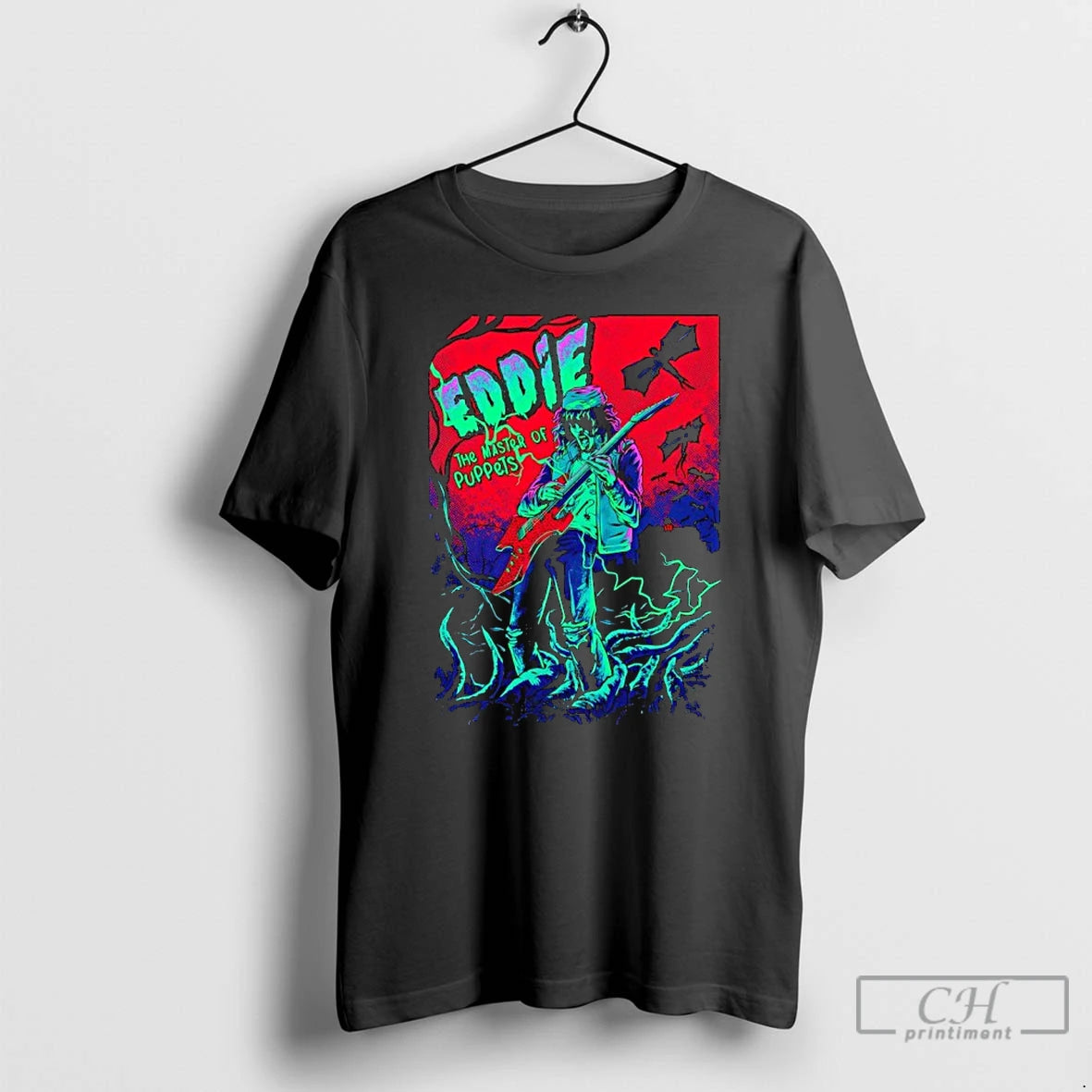Classic Eddie Munson The Master Of Puppets Graphic T-Shirts, Hoodie, Sweatshirt | PrintMintTees.com