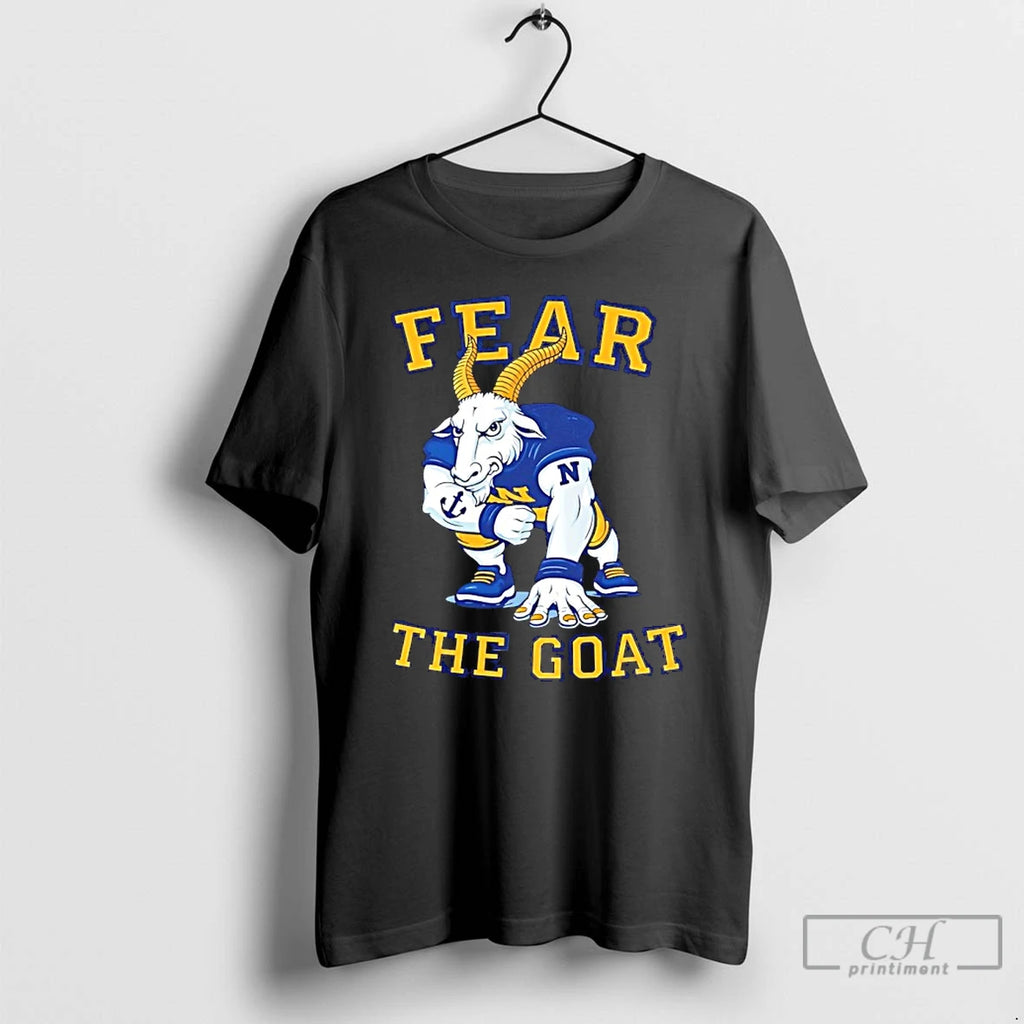 Classic Fear The Goat Navy Midshipmen Football Mascot T-Shirts, Hoodie, Sweatshirt | PrintMintTees.com