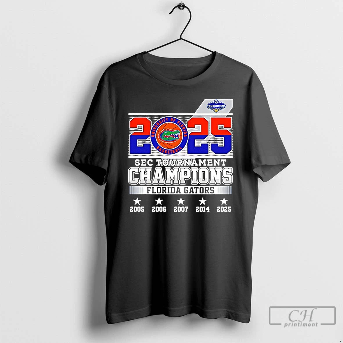 Classic Florida Gators 2025 Sec Tournament Champions 5 Time T-Shirts, Hoodie, Sweatshirt | PrintMintTees.com