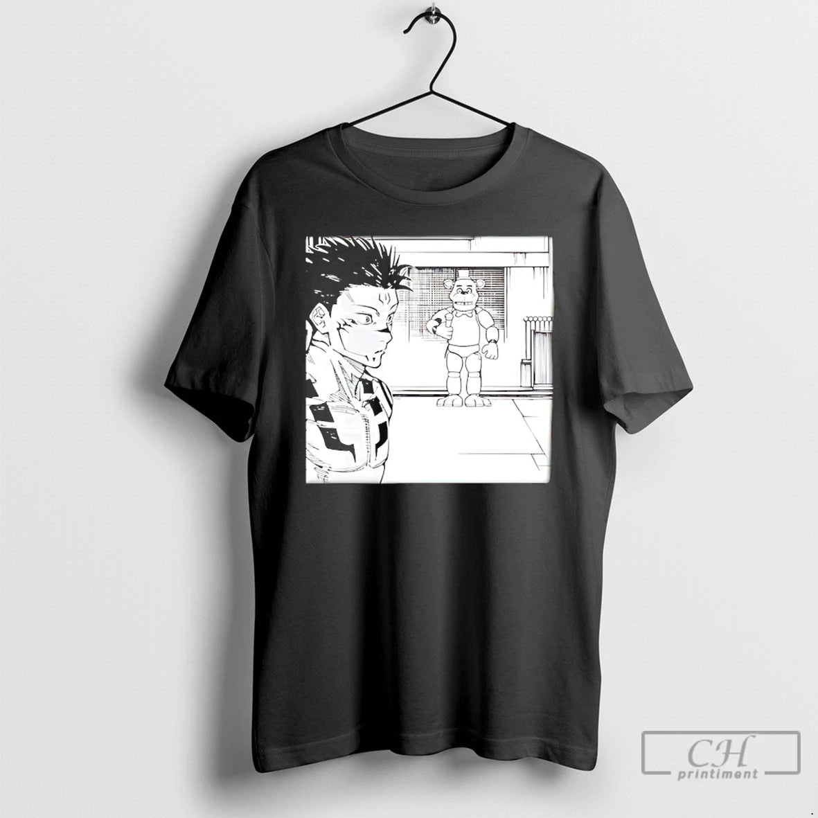 Classic Fnaf Jjk Anime Comic T-Shirts, Hoodie, Sweatshirt | PrintMintTees.com