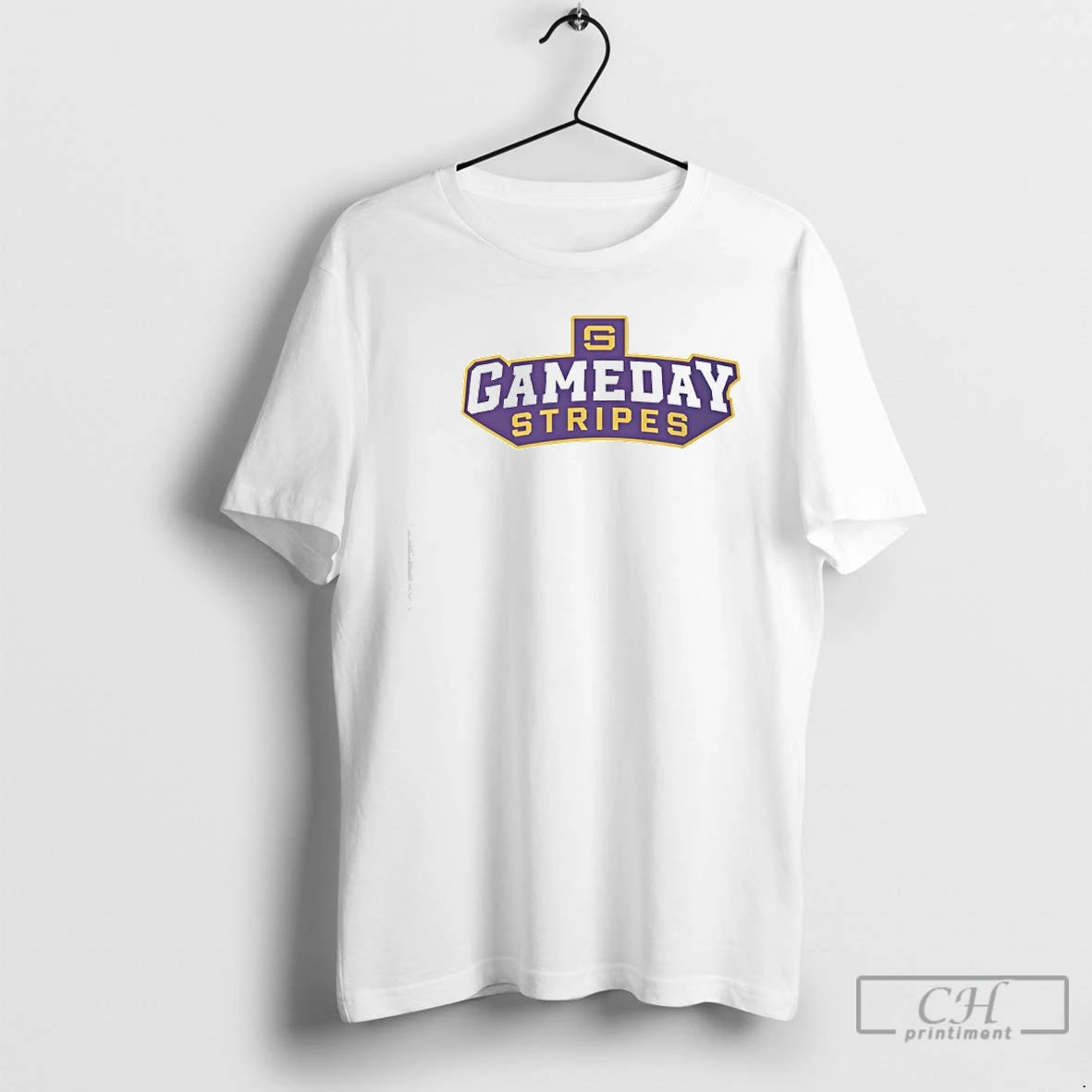 Classic Gameday Stripes Logo T-Shirts, Hoodie, Sweatshirt | PrintMintTees.com