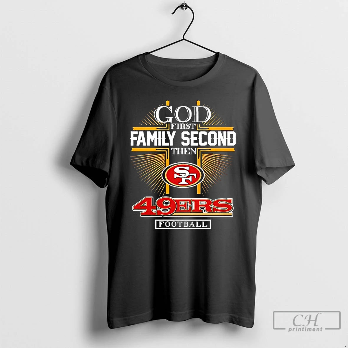 Classic God First Family Second Then Sf 49ers Football 2025 T-Shirts, Hoodie, Sweatshirt | PrintMintTees.com