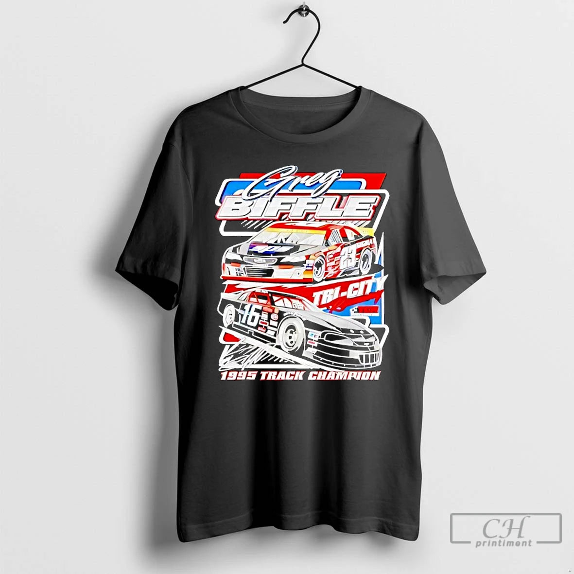 Classic Greg Biffle 16 1995 Track Champion Car T-Shirts, Hoodie, Sweatshirt | PrintMintTees.com