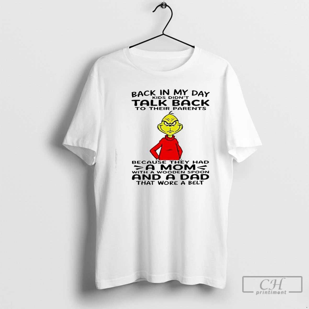 Classic Grinch Back In My Day Kids Didnt Talk Back To Their Parents T Shirts Hoodie, Sweatshirt | PrintMintTees.com