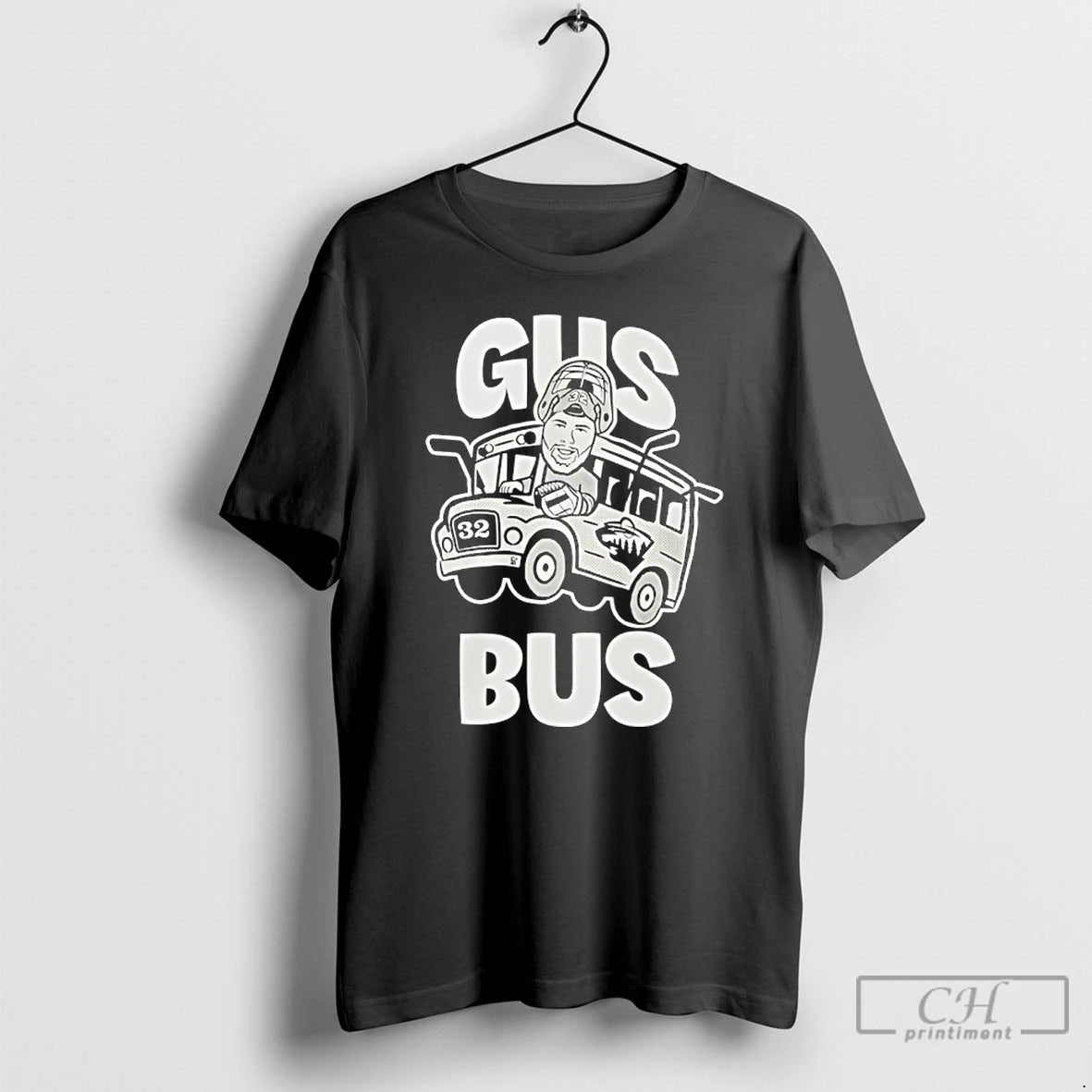 Classic Gus Bus Wild Minnesota Wild No 32 T-Shirts, Hoodie, Sweatshirt | PrintMintTees.com