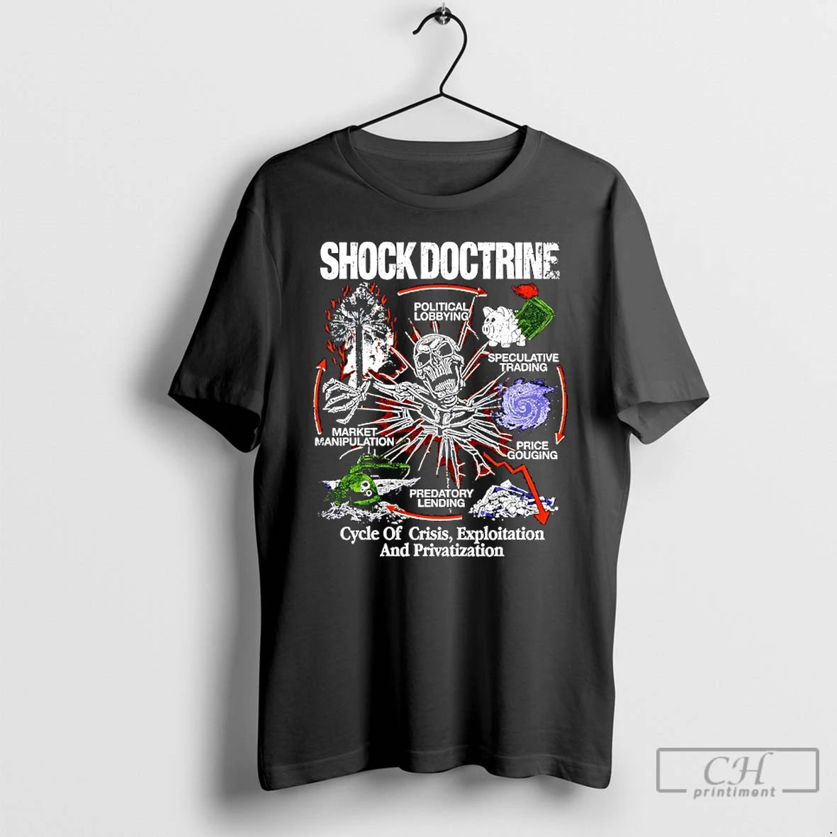 Classic Hasana Shock Doctrine Cycle Of Apocalypse T Shirts