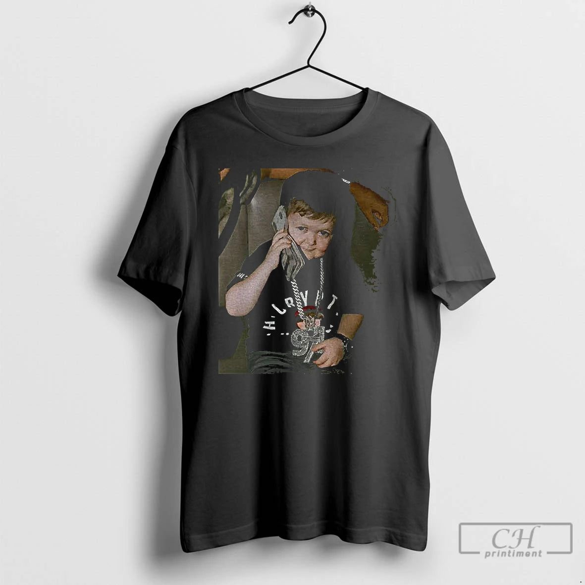 Classic Hasbulla Magomedov Money Phone Photo T-Shirts, Hoodie, Sweatshirt | PrintMintTees.com