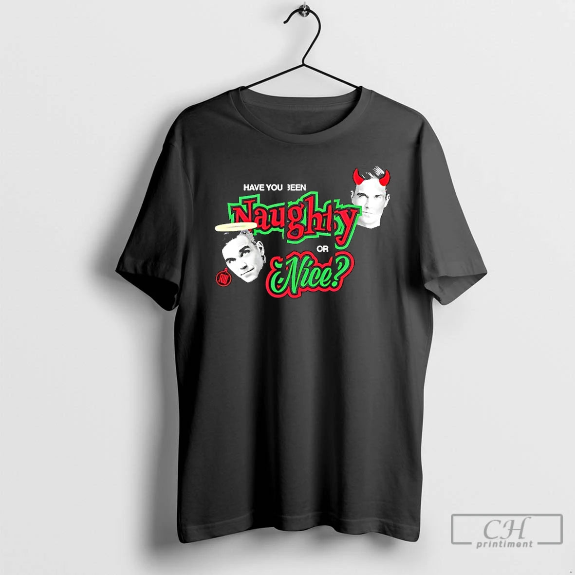 Classic Have You Been Naughty Or Nice Devil Robbie T-Shirts, Hoodie, Sweatshirt | PrintMintTees.com