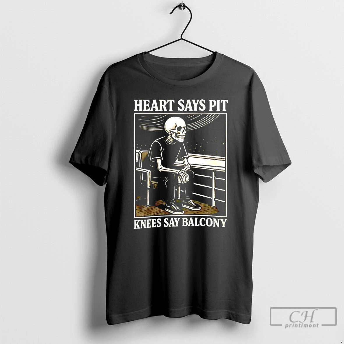 Classic Heart Says Pit Knees Say Balcony T-Shirts, Hoodie, Sweatshirt | PrintMintTees.com