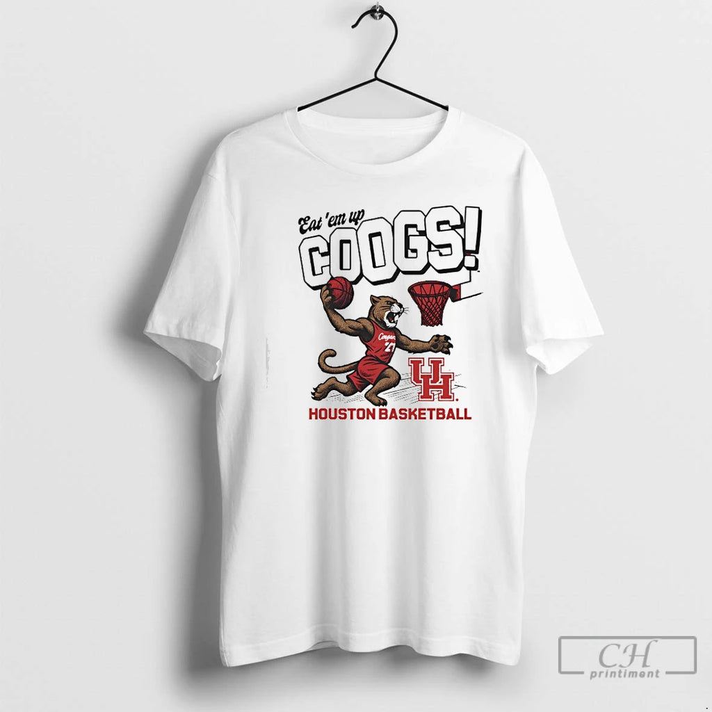 Classic Houston Cougars Eat Em Up Coogs Slam Dunk T-Shirts, Hoodie, Sweatshirt | PrintMintTees.com