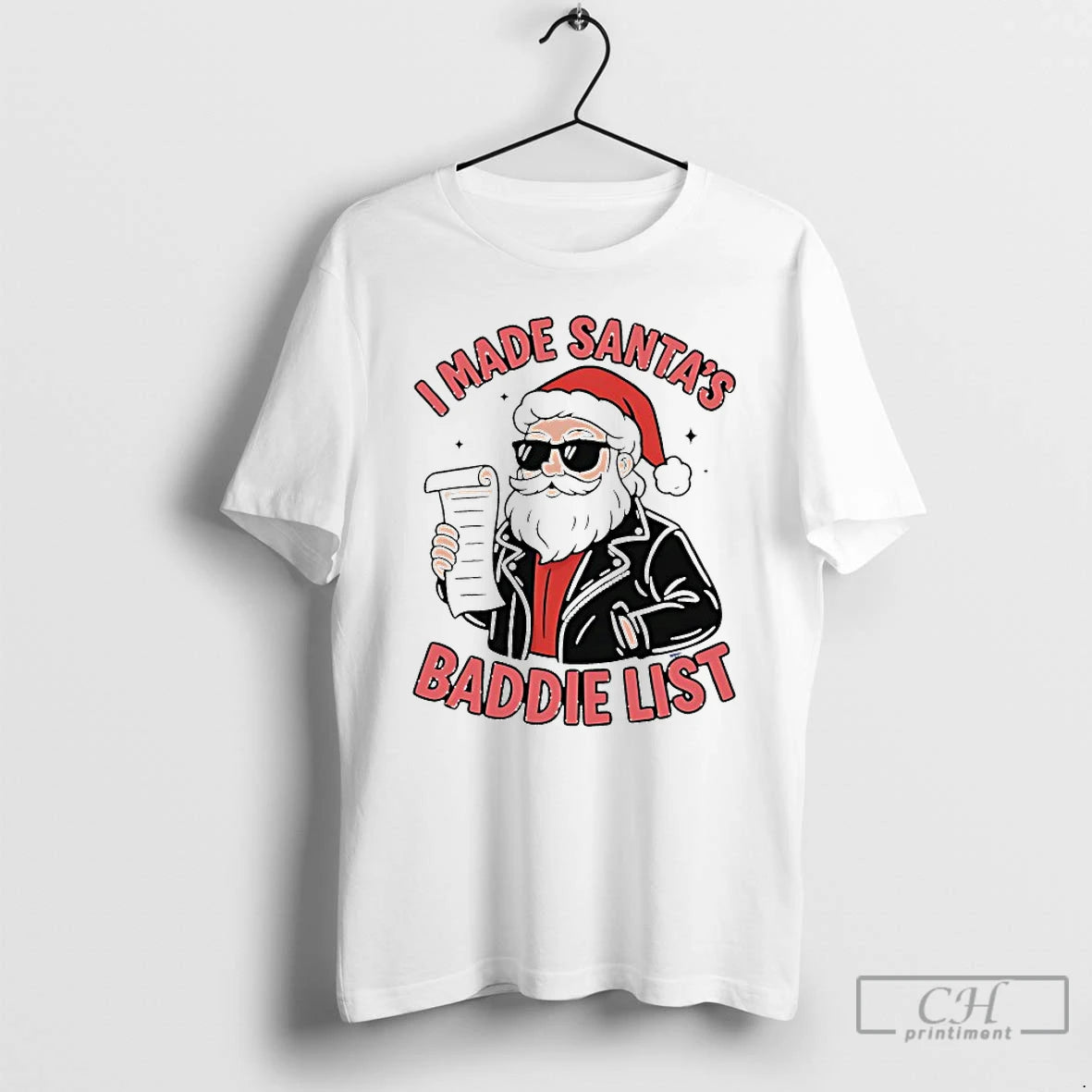 Classic I Made Santas Baddie List Christmas T-Shirts, Hoodie, Sweatshirt | PrintMintTees.com