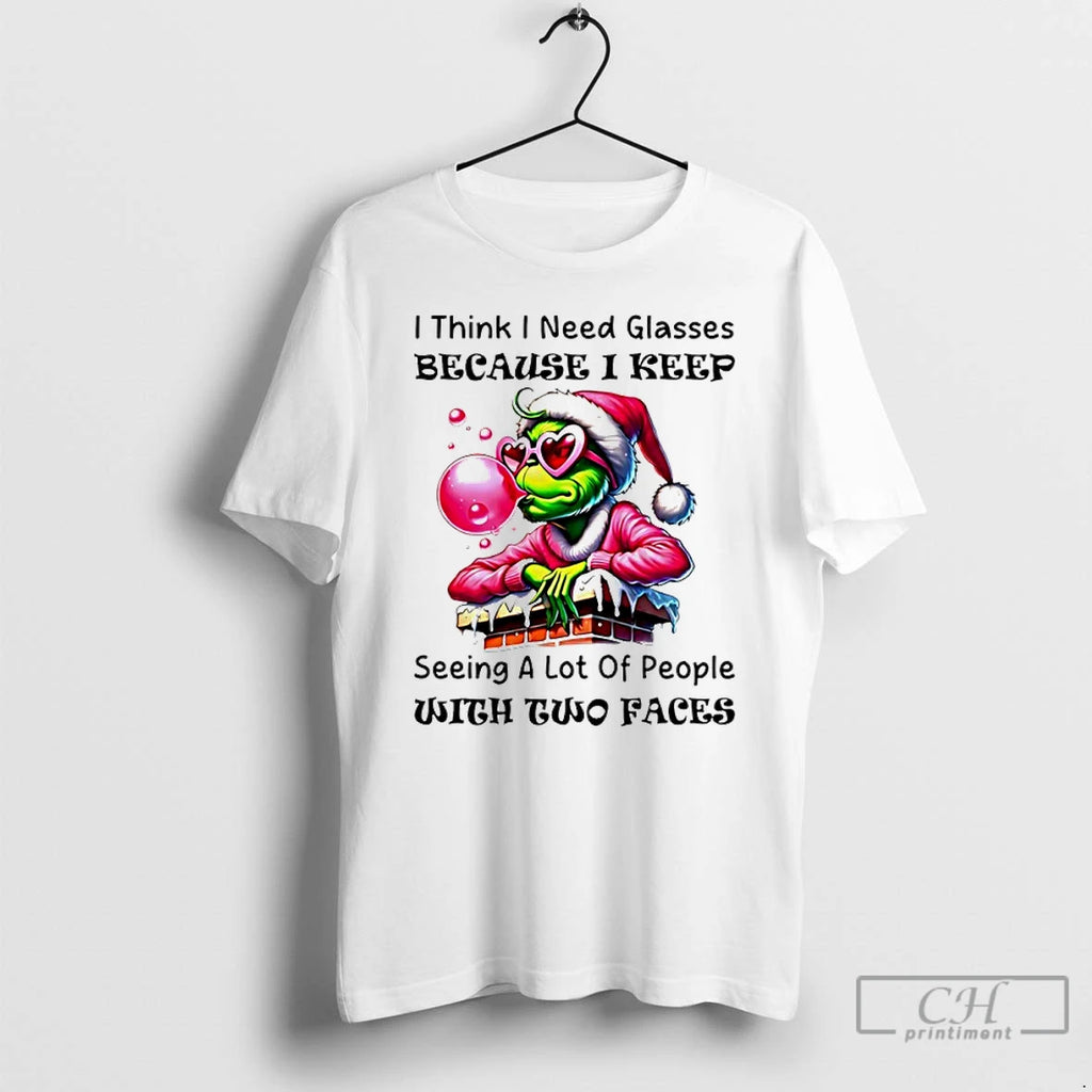 Classic I Think I Need Glasses Because I Keep Seeing A Lot Of People With T-Shirts, Hoodie, Sweatshirt | PrintMintTees.com