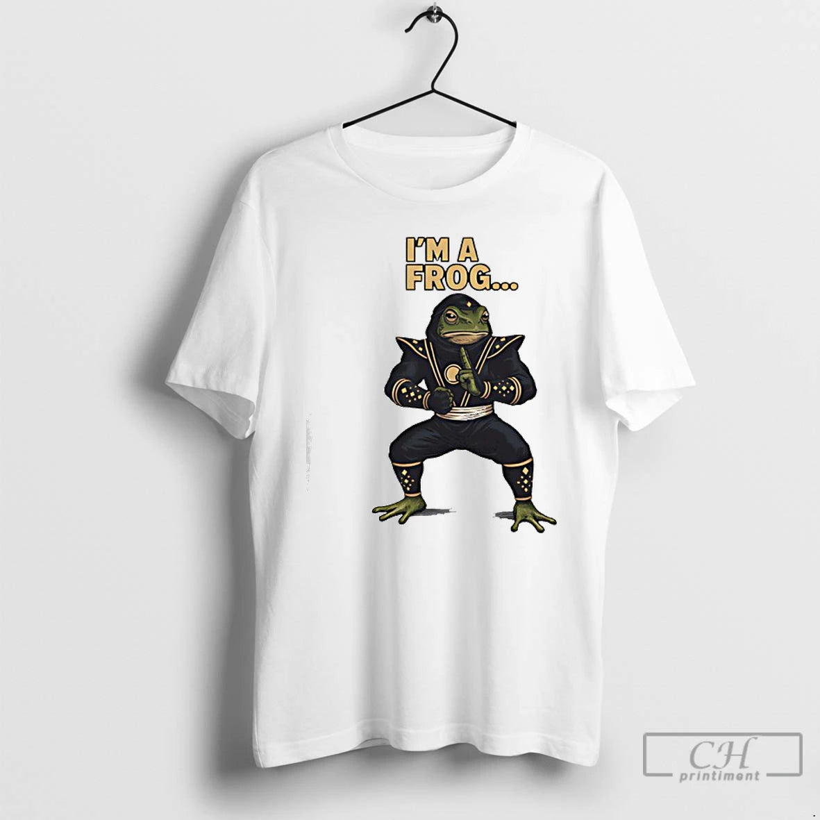 Classic Im Frog Japanese Frog Samurai Graphic T-Shirts, Hoodie, Sweatshirt | PrintMintTees.com