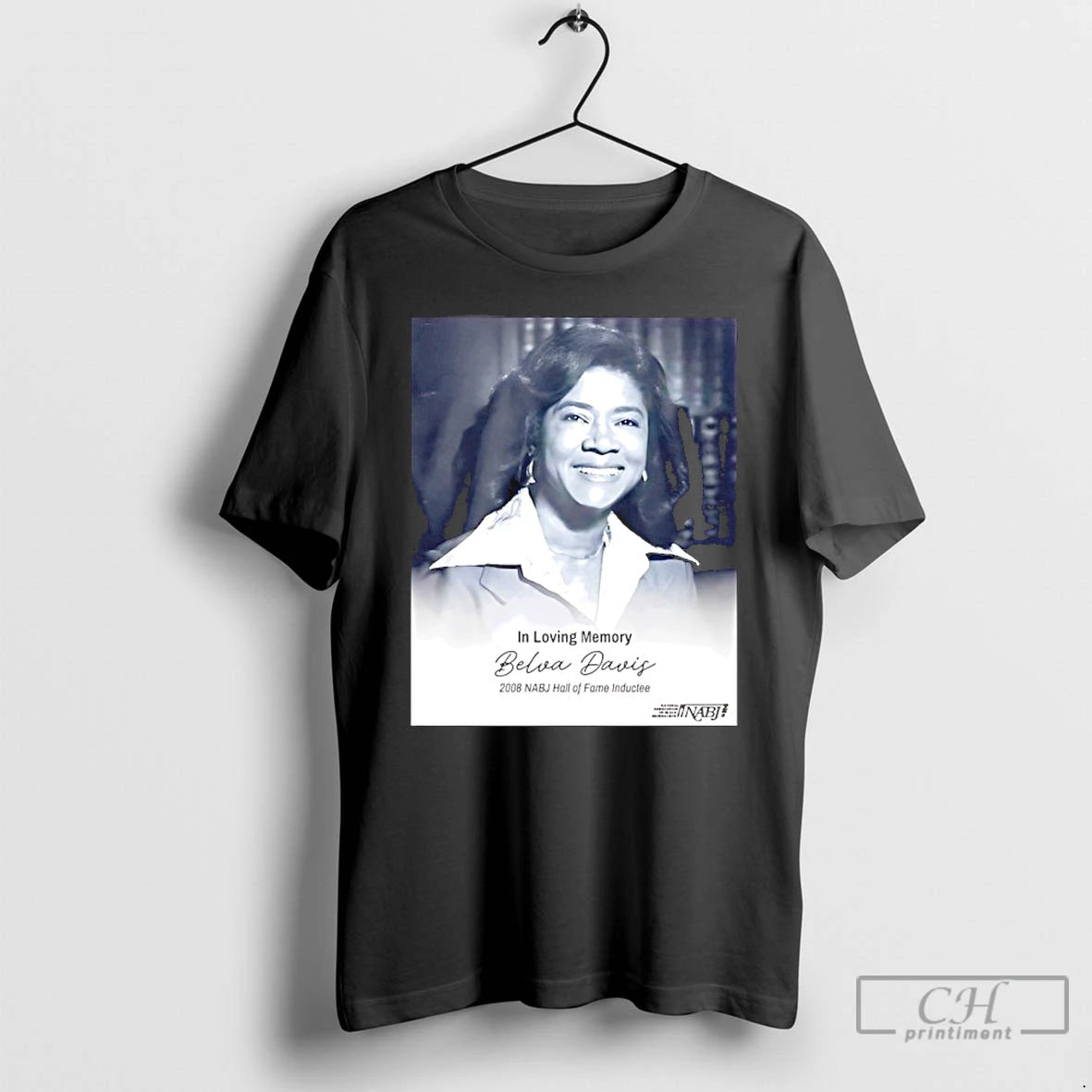 Classic In Loving Memory Belva Davis 2008 Nabj Hall Of Fame Inductee T Shirts Sweater Hoodie, Sweatshirt | PrintMintTees.com