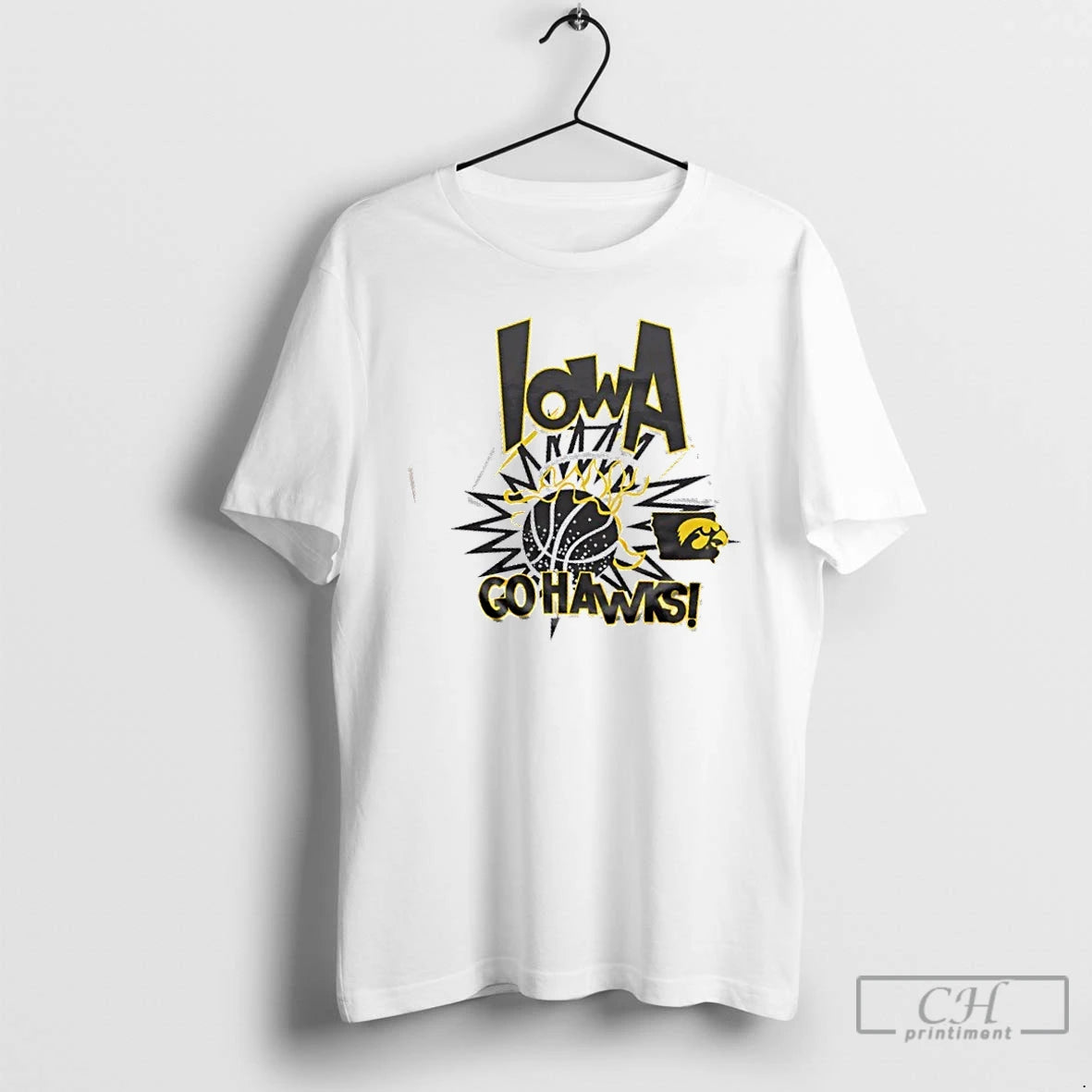Classic Iowa Hawkeyes Go Hawks Slam T-Shirts, Hoodie, Sweatshirt | PrintMintTees.com