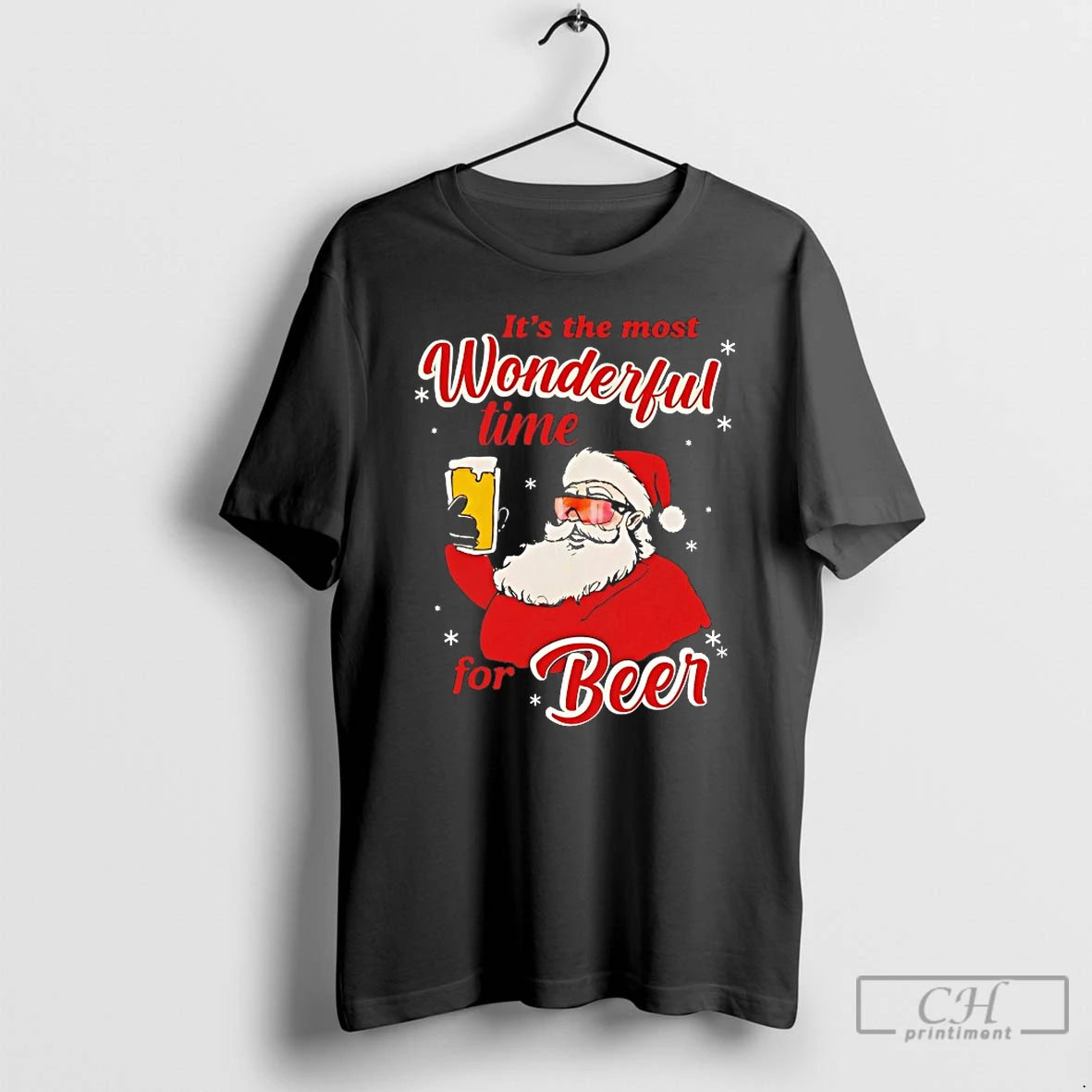 Classic Its The Most Wonderful Time For Beer Christmas T-Shirts, Hoodie, Sweatshirt | PrintMintTees.com
