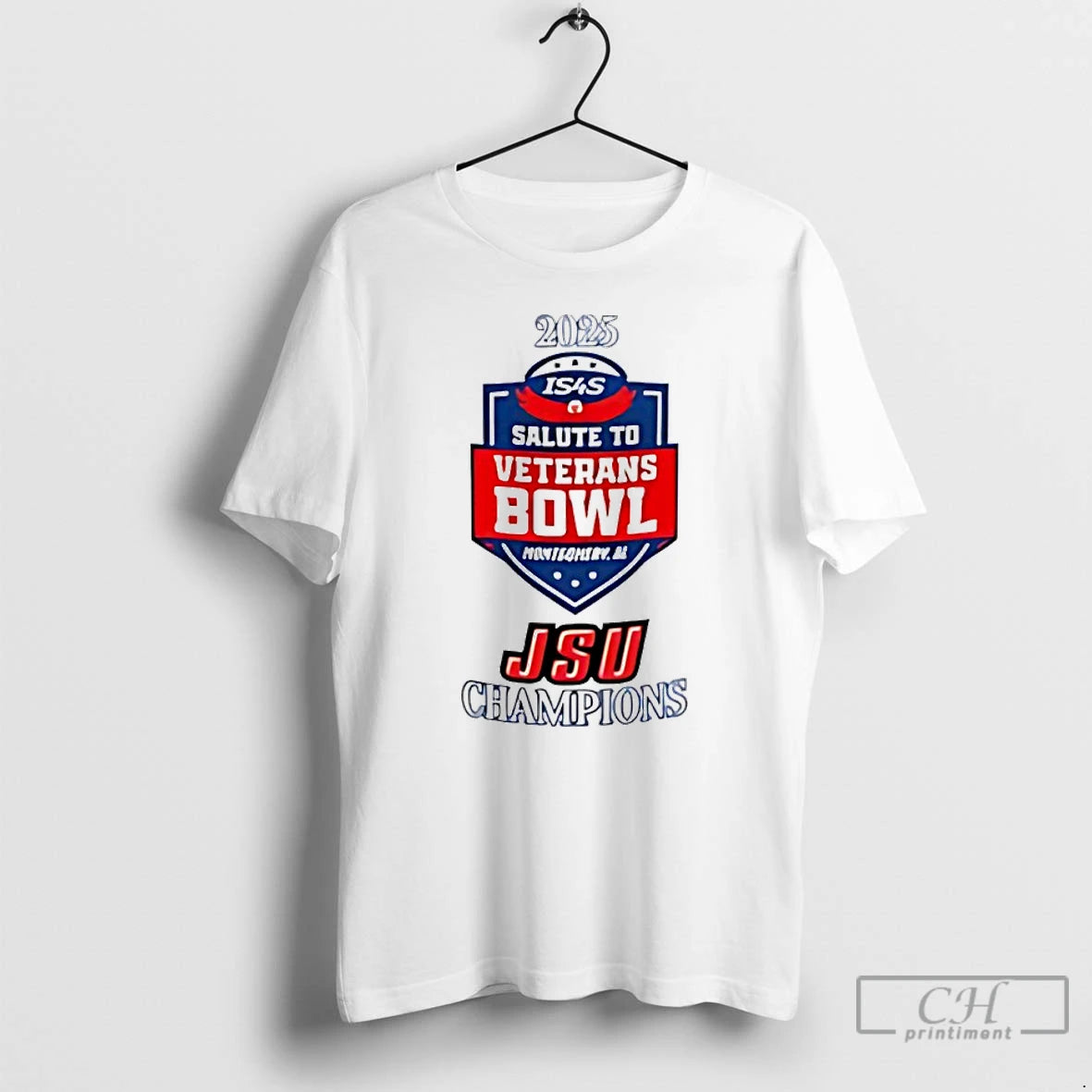 Classic Jsu 2025 Salute To Veterans Bowl Champions T-Shirts, Hoodie, Sweatshirt | PrintMintTees.com