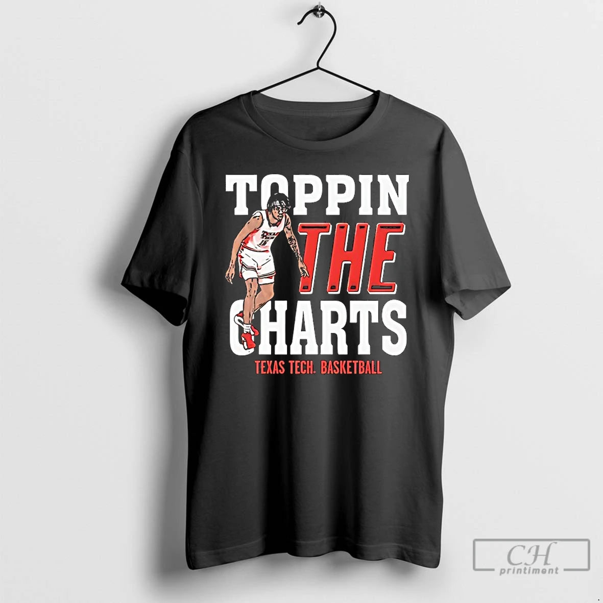 Classic Jt Toppin The Charts Texas Tech Red Raiders Basketball T-Shirts, Hoodie, Sweatshirt | PrintMintTees.com