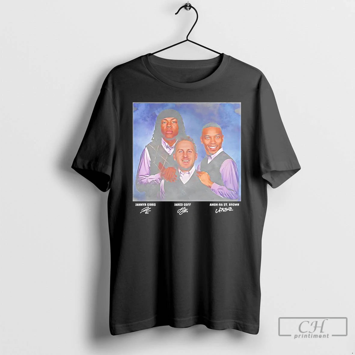 Classic Jahmyr Gibbs Jared Goff St Brown Step Brothers Detroit Lions T-Shirts, Hoodie, Sweatshirt | PrintMintTees.com