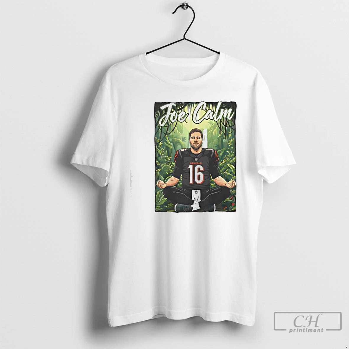 Classic Joe Flacco Joe Calm Cincinnati Bengal T-Shirts, Hoodie, Sweatshirt | PrintMintTees.com
