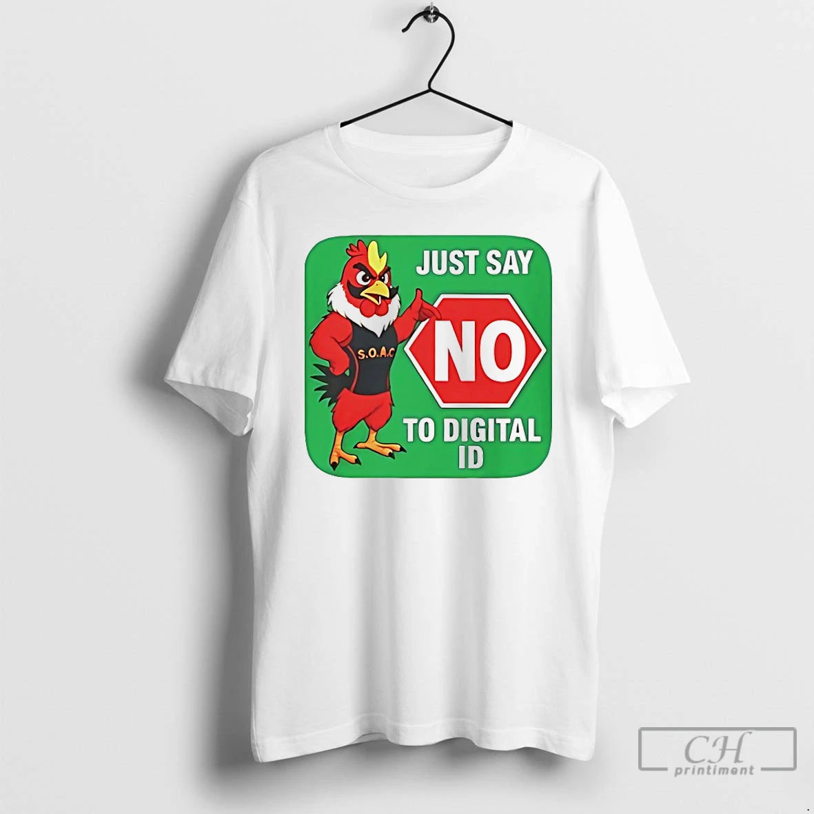 Classic Just Say No To Digital Id S O A C T-Shirts, Hoodie, Sweatshirt | PrintMintTees.com