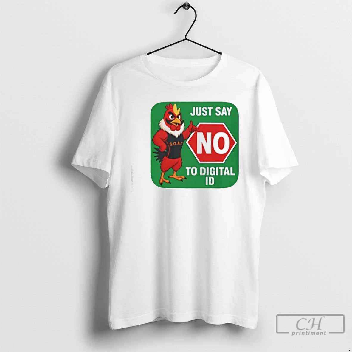 Classic Just Say No To Digital Id T-Shirts, Hoodie, Sweatshirt | PrintMintTees.com