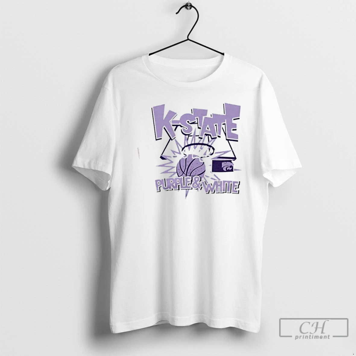 Classic K State Wildcats Purple And White Slam T-Shirts, Hoodie, Sweatshirt | PrintMintTees.com