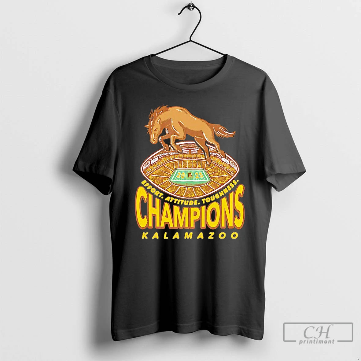 Classic Kalamazoo Champions Effort Attitude Toughness T-Shirts, Hoodie, Sweatshirt | PrintMintTees.com