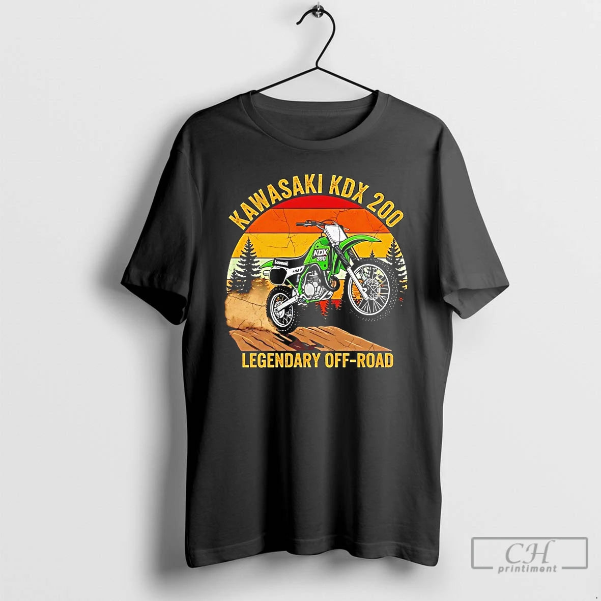 Classic Kawasaki Kdx 200 Legendary Off Road Vintage T-Shirts, Hoodie, Sweatshirt | PrintMintTees.com