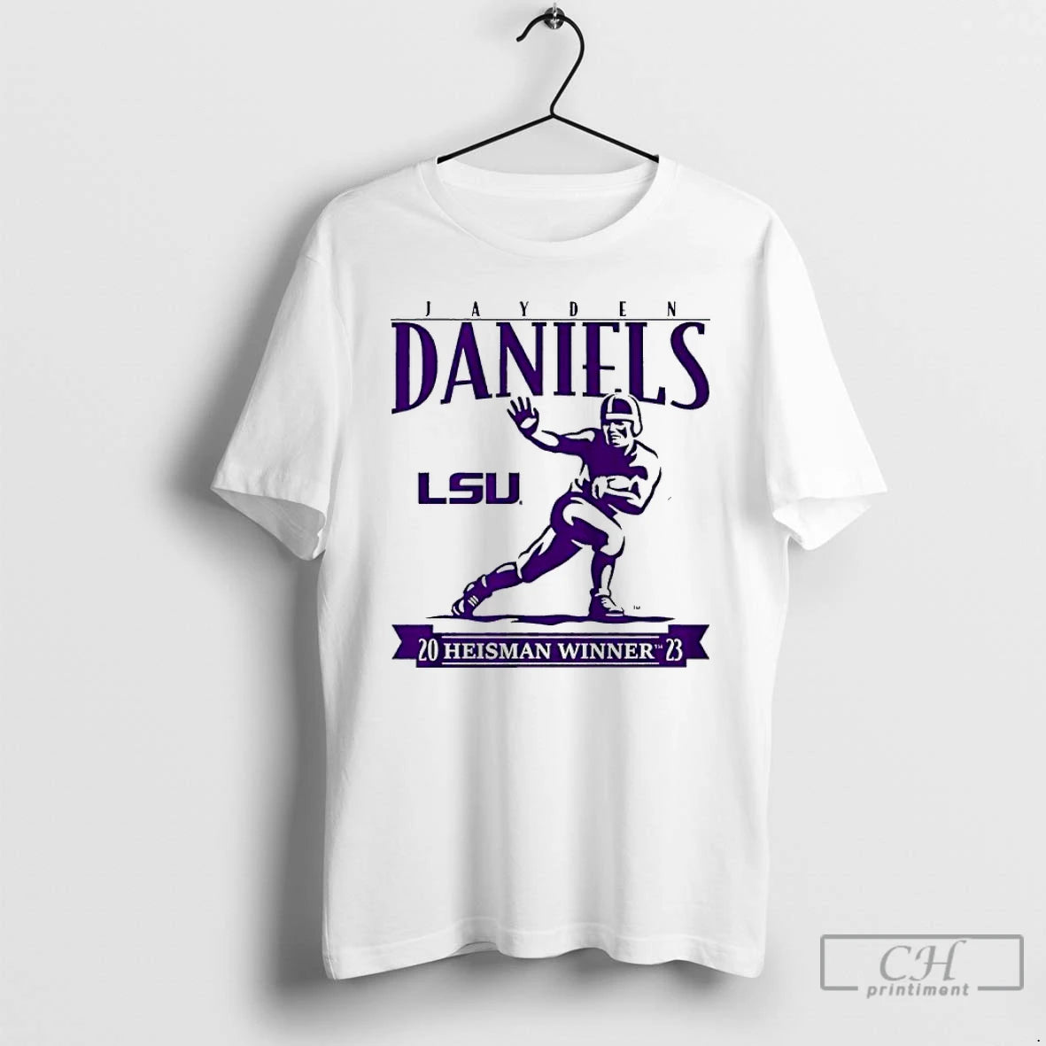 Classic Lsu Football Jayden Daniels Heisman Winner 2023 T-Shirts, Hoodie, Sweatshirt | PrintMintTees.com