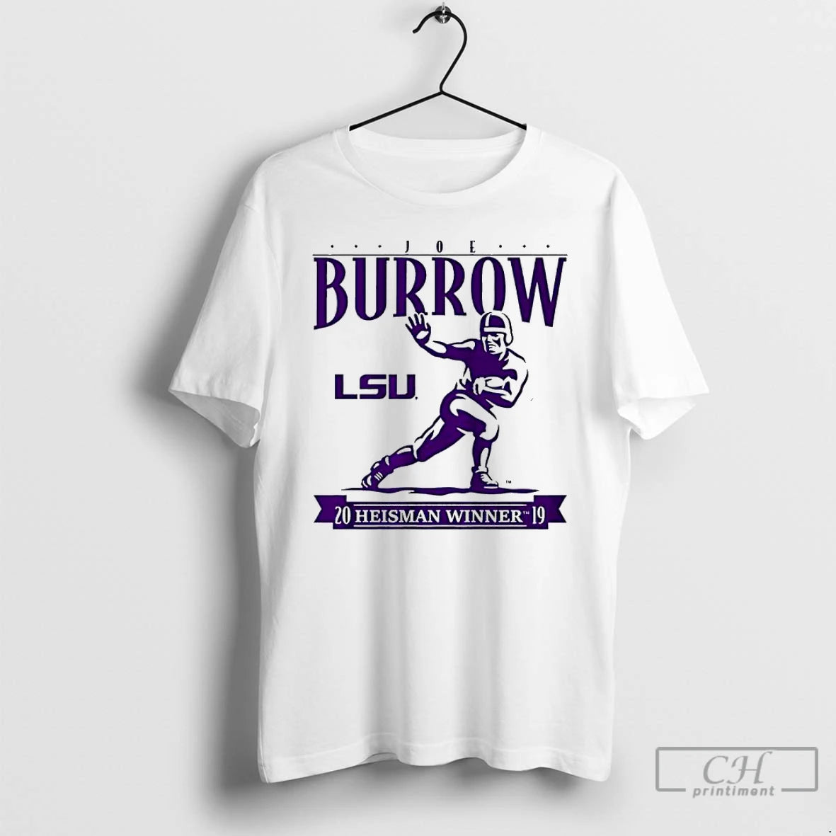 Classic Lsu Football Joe Burrow Heisman Winner 2019 T-Shirts, Hoodie, Sweatshirt | PrintMintTees.com