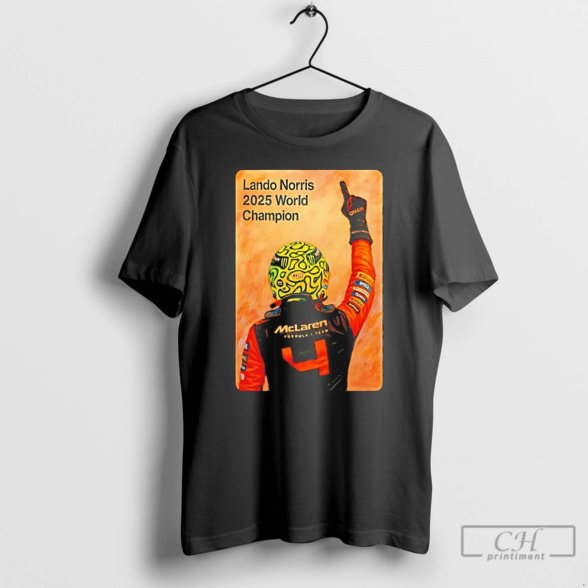 Classic Lando Norris 2025 Champion F1 Victory Celebration T-Shirts, Hoodie, Sweatshirt | PrintMintTees.com