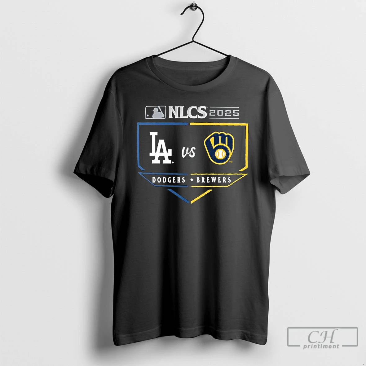 Classic Los Angeles Dodgers Vs Milwaukee Brewers Nlcs Batters Box Matchup T Shirts