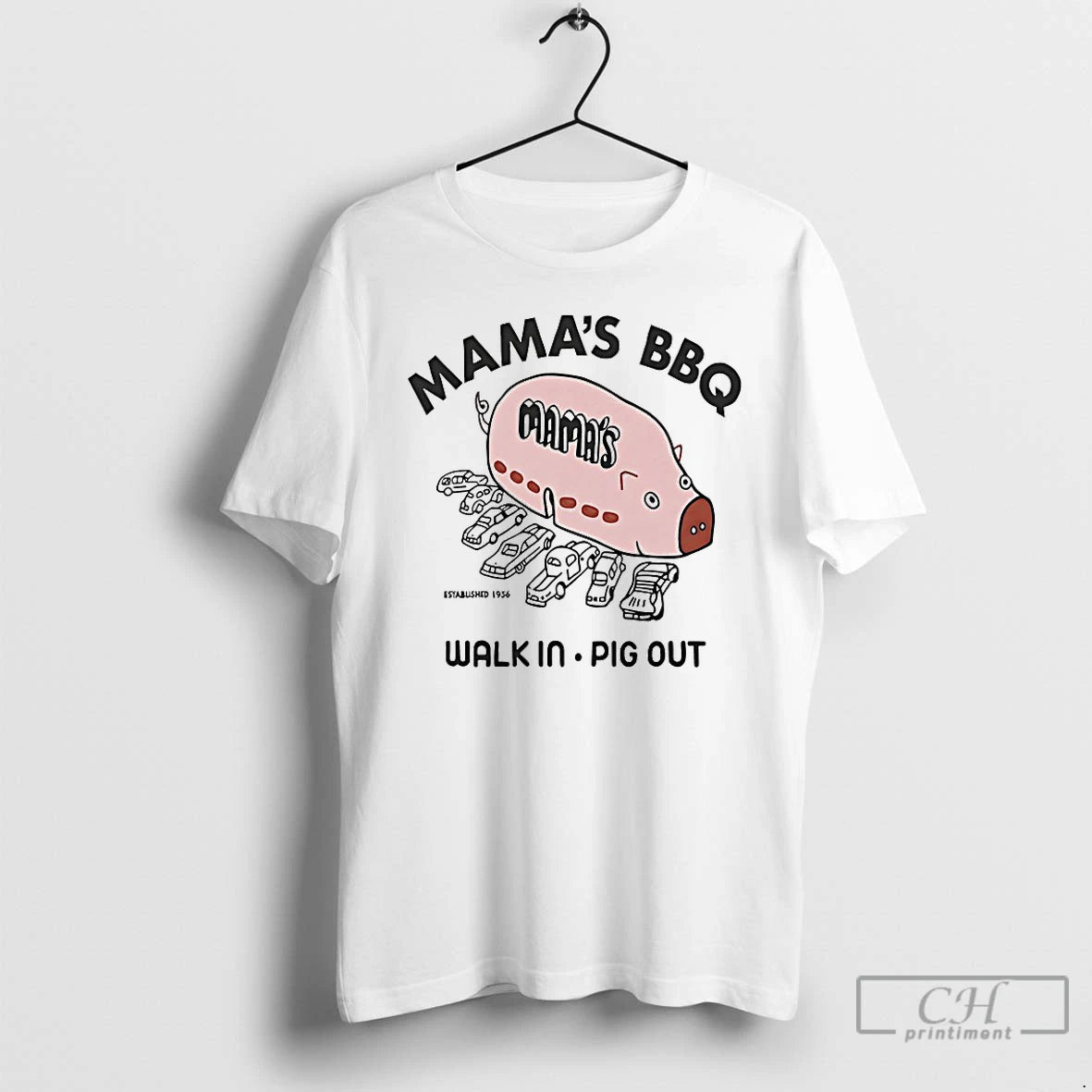 Classic Mamas Bbq Walk In Pig Out T-Shirts, Hoodie, Sweatshirt | PrintMintTees.com